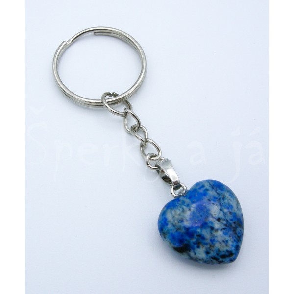 Klíčenka lapis lazuli srdce Ostatní