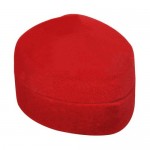 Krabička na prsten samet srdce červená Krabičky na šperky