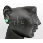 Náušnice avanturín kulaté 8 mm | SPERKYAJA.CZ