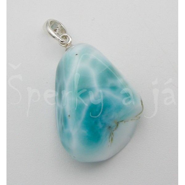Přívěšek larimar  na lanku | SPERKYAJA.CZ