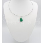 Přívěšek malachit na lanku Náhrdelníky, řetízky