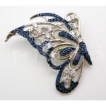 Stříbrná brož  markazity kočka Přívěšky