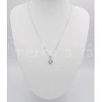 Stříbrná souprava náušnice přívěšek opál kapka Soupravy šperků