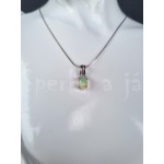 Stříbrná souprava náušnice přívěšek opál  Soupravy šperků