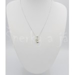 Stříbrná souprava přívěšek náušnice citrín vlnka | SPERKYAJA.CZ