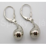 Stříbrné náušnice kapka | SPERKYAJA.CZ