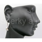 Stříbrné náušnice kapka | SPERKYAJA.CZ