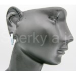 Stříbrné náušnice kroužky modré Náušnice