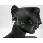  Stříbrné náušnice labradorit ovál  | SPERKYAJA.CZ