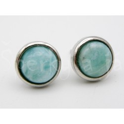 Stříbrné náušnice čaroit ovál Náušnice