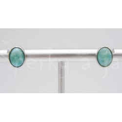 Stříbrné náušnice čaroit ovál Náušnice