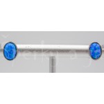 Stříbrné náušnice opál ovál Náušnice