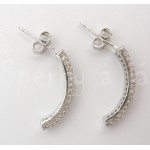 Stříbrné náušnice zirkon Náušnice Stříbrné náušnice zirkon Náušnice