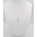 Stříbrný přívěšek chalcedon kapka | SPERKYAJA.CZ