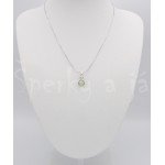 Stříbrný přívěšek chalcedon kulatý | SPERKYAJA.CZ