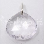 Stříbrný přívěšek křišťál  srdce | SPERKYAJA.CZ