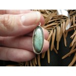 Stříbrný přívěšek labradorit ovál dlouhý Přívěšky