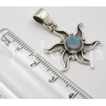 Stříbrný přívěšek labradorit slunce Přívěšky