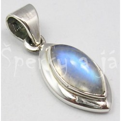 Stříbrný přívěšek měsíční kámen šiška Přívěšky