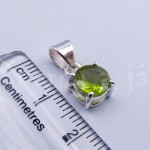 Stříbrný přívěšek olivín slunce Přívěšky