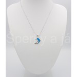 Stříbrný přívěšek opál delfín Přívěšky