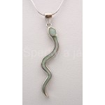 Stříbrný přívěšek opál had | SPERKYAJA.CZ