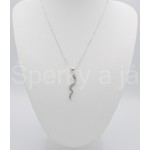 Stříbrný přívěšek opál had | SPERKYAJA.CZ