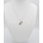 Stříbrný přívěšek slon zirkony  Přívěšky