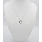 Stříbrný přívěšek srdce zirkony  | SPERKYAJA.CZ