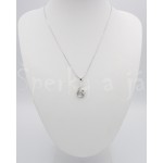 Stříbrný přívěšek srdce zirkony  | SPERKYAJA.CZ