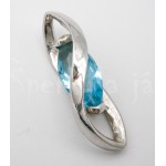 Stříbrný přívěsek topaz dlouhá šiška Přívěsky Stříbrný přívěsek topaz dlouhá šiška Přívěsky