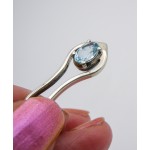 Stříbrný přívěšek topaz hruška Přívěšky