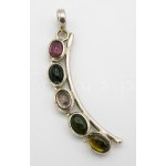 Stříbrný přívěšek  turmalín vodopád Přívěšky