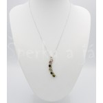 Stříbrný přívěšek  turmalín vodopád Přívěšky