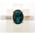 Stříbrný prsten London topaz ovál Prsteny Stříbrný prsten London topaz ovál Prsteny
