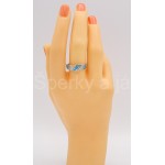 Stříbrný prsten opál vlnka | SPERKYAJA.CZ