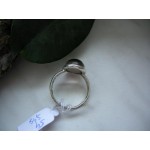 Stříbrný prsten záhněda ovál Prsteny