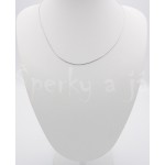 Stříbrný řetízek had 45 cm Náhrdelníky, řetízky