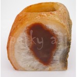 Postříbřený náramek opál a smaragd obdélník  Náramky