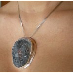 Stříbrný přívěšek chalcedonová růže  Přívěšky