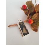 Stříbrný přívěšek břidlice s pyritem obdélník Přívěšky